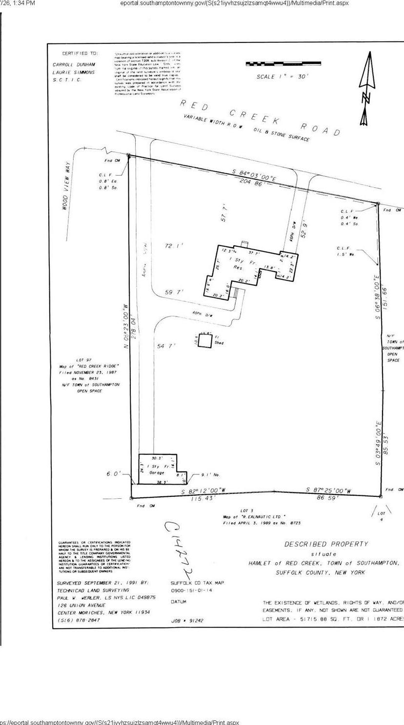 Single Family Red Creek Road  Suffolk County, NY 11946, MLS-1000827-36