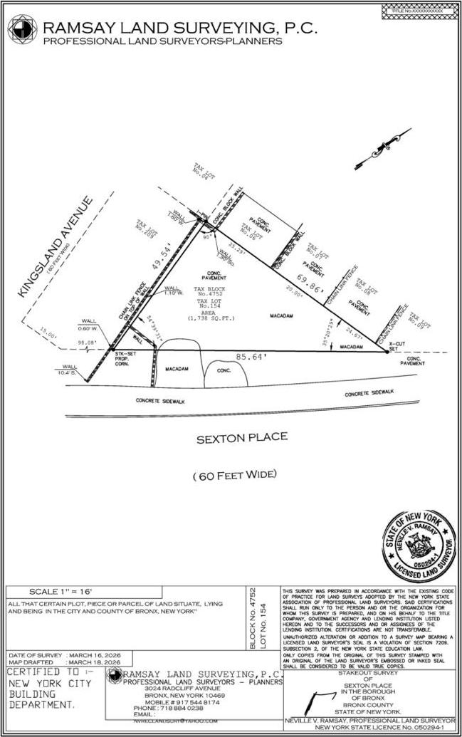 Land Sexton  Bronx, NY 10469, MLS-1004217-4