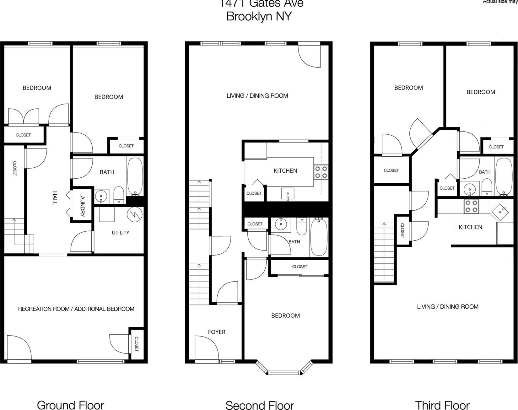 Single Family Gates Avenue  Brooklyn, NY 11237, MLS-1006274-16