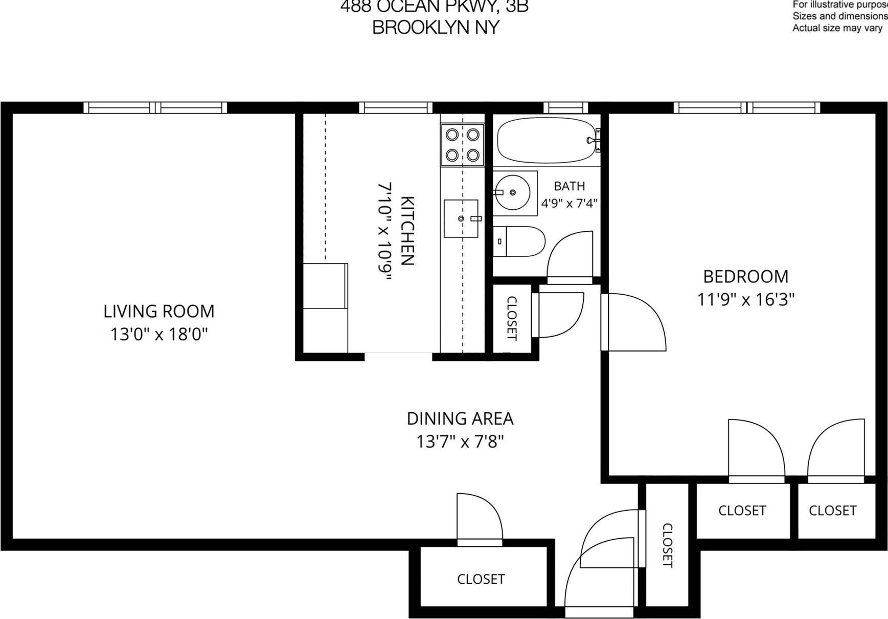 Coop Ocean Parkway  Brooklyn, NY 11218, MLS-1010594-14