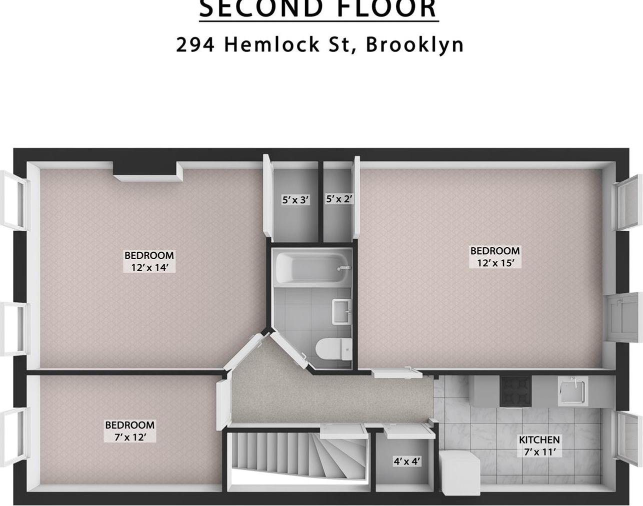 Single Family Hemlock  Brooklyn, NY 11208, MLS-1013422-43