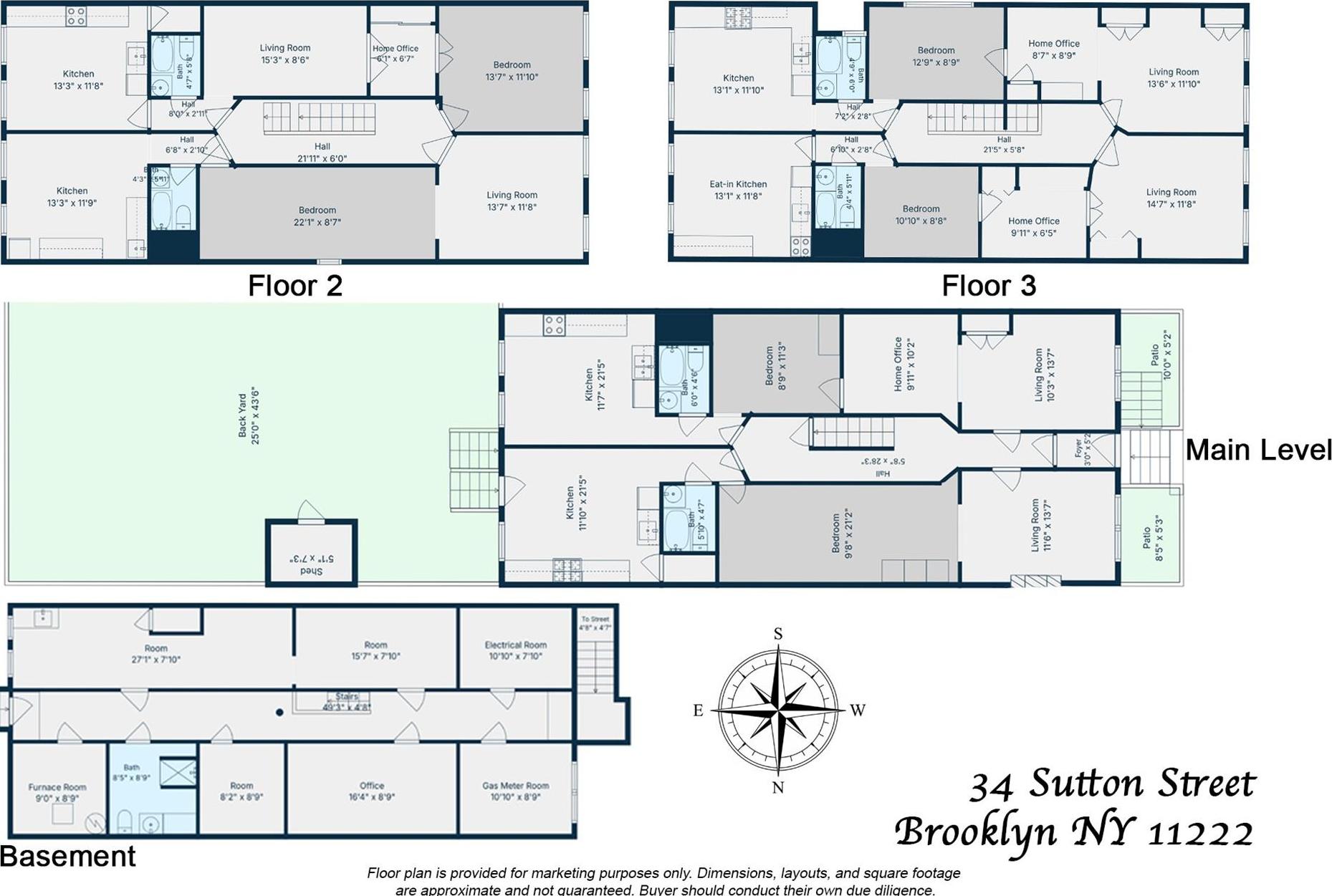 Single Family Sutton Street Brooklyn, NY 11222, MLS-1018125-7