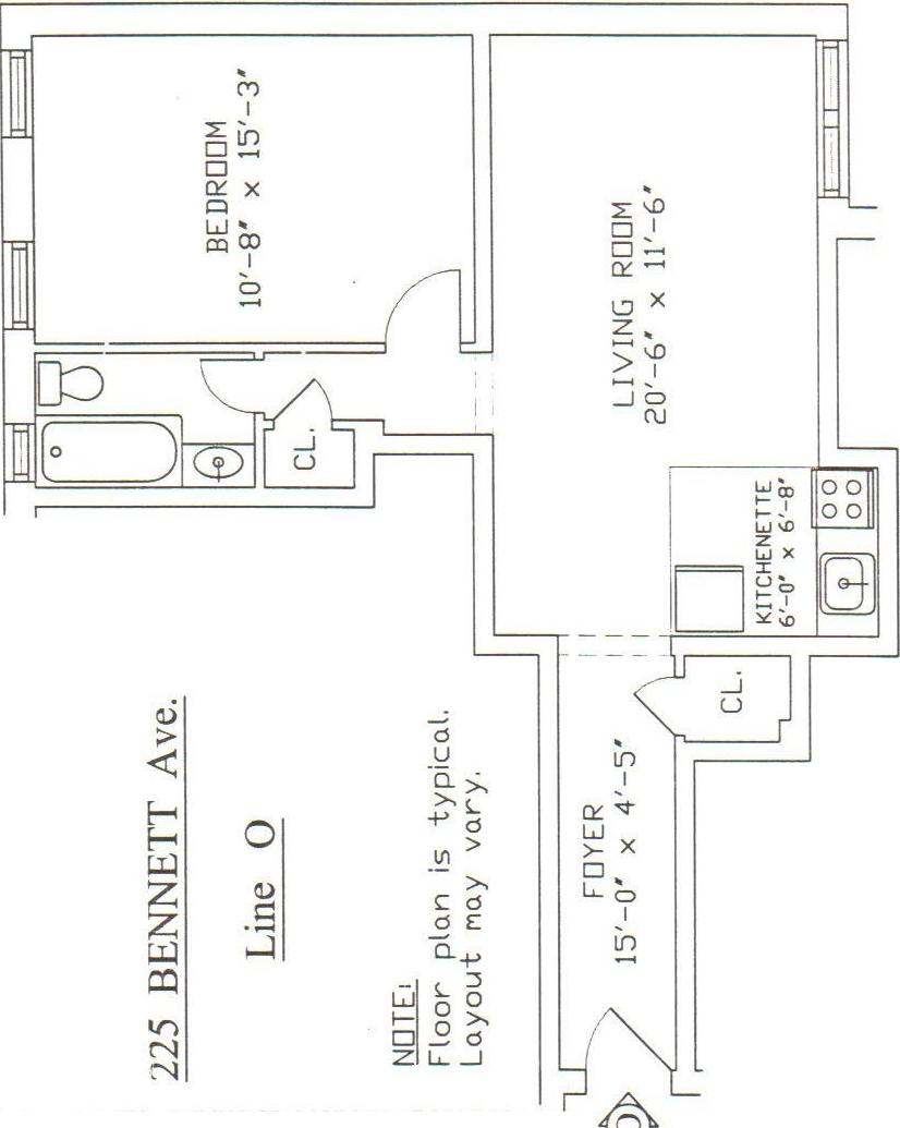 Apartment Bennett Avenue Manhattan, NY 10040, MLS-1020546-14