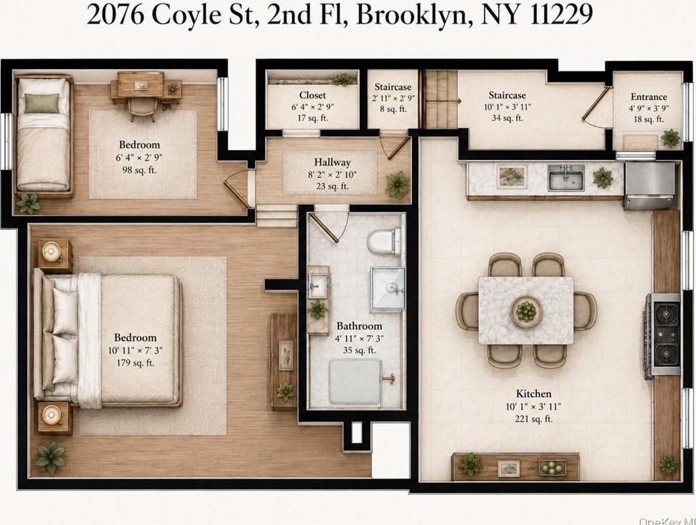 Single Family Coyle Street Brooklyn, NY 11229, MLS-1027572-26