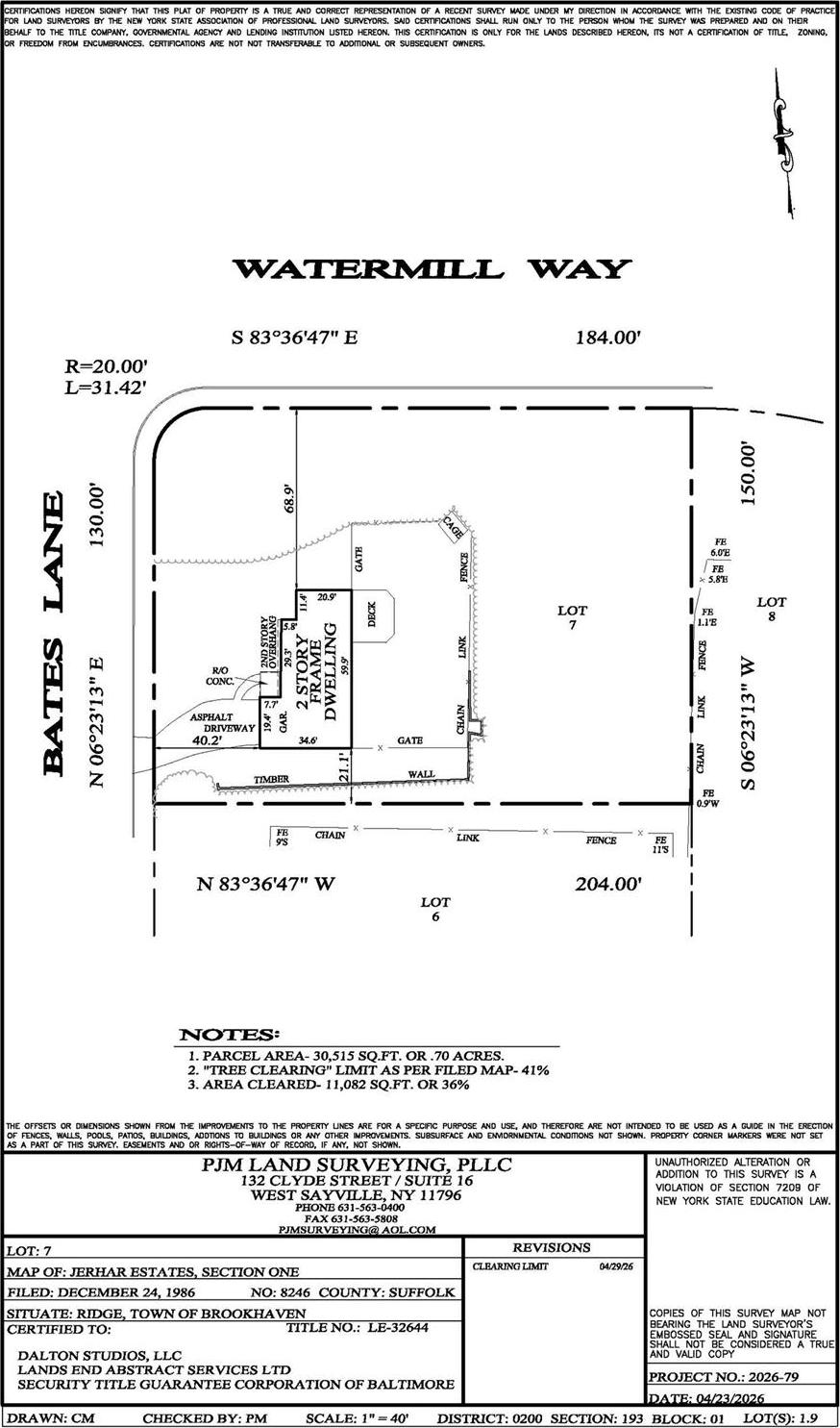 Single Family Bates Lane  Suffolk County, NY 11961, MLS-1032928-38