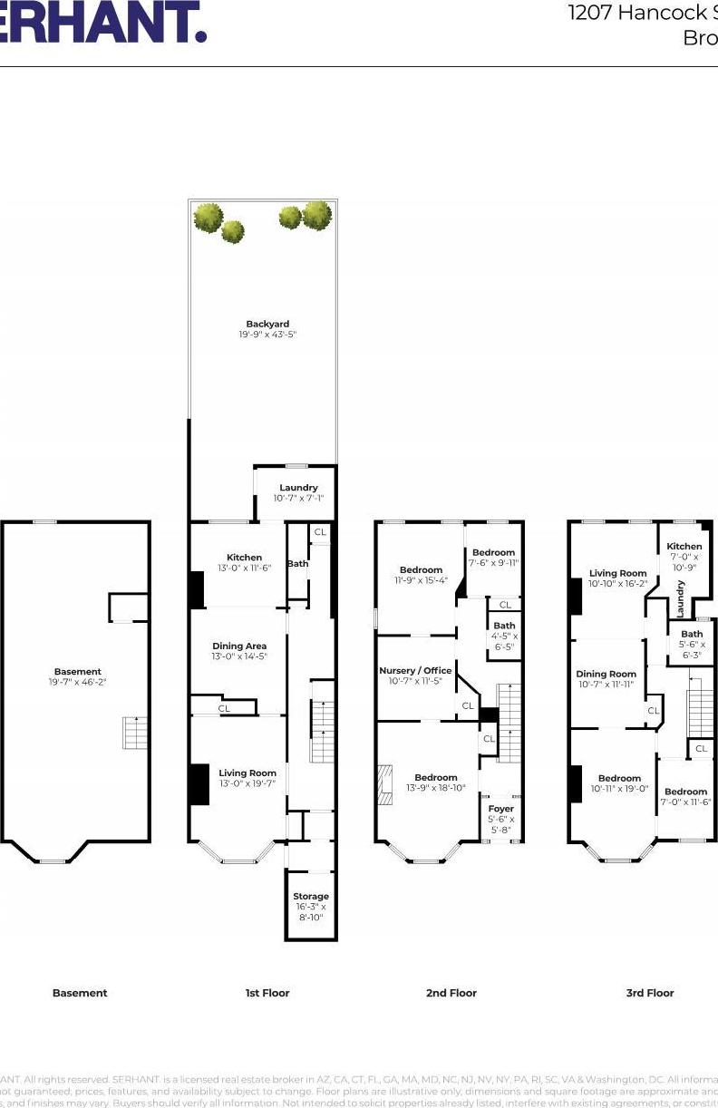 Single Family Hancock Street  Brooklyn, NY 11221, MLS-1037518-25