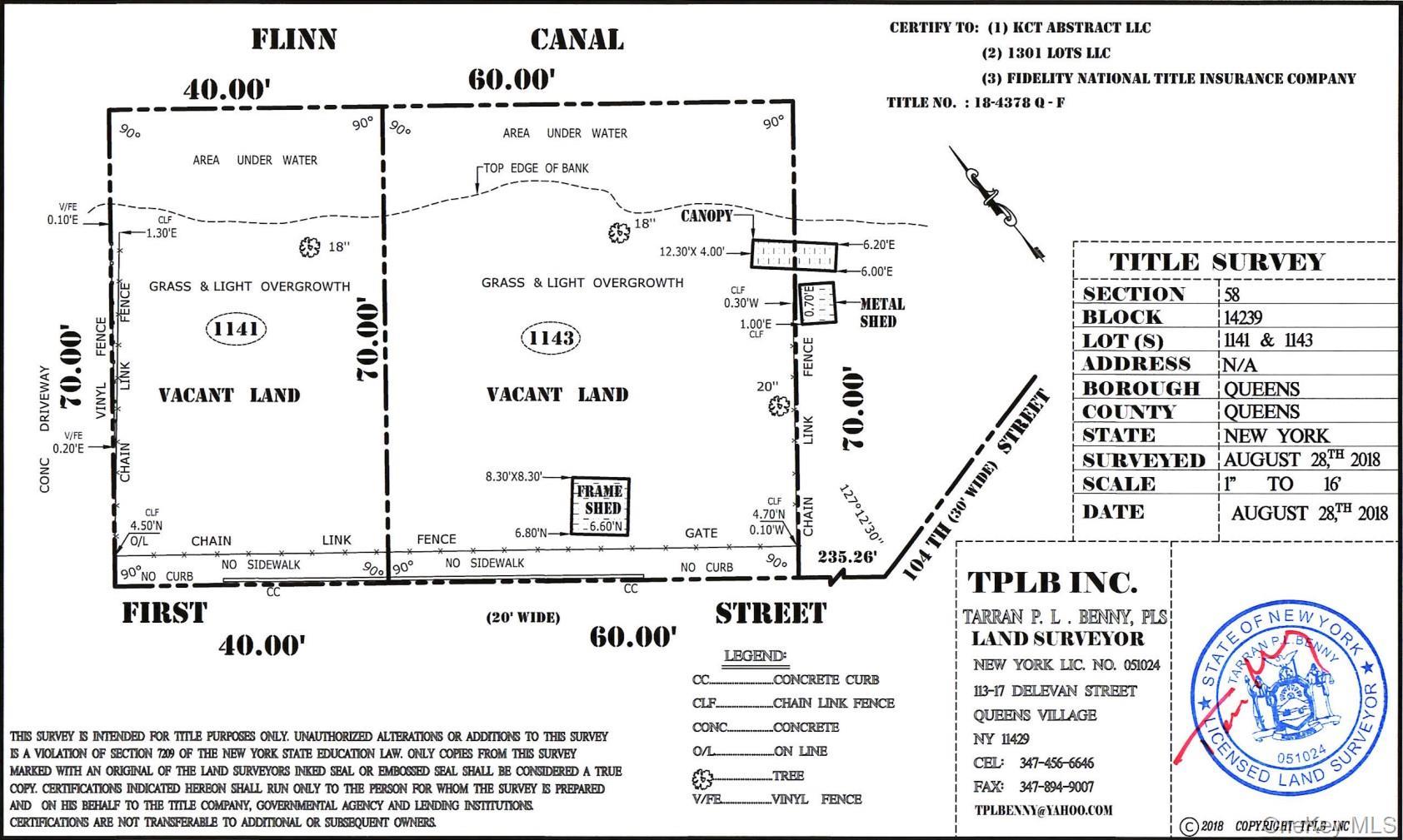 Land First Street  Queens, NY 11414, MLS-1039672-4