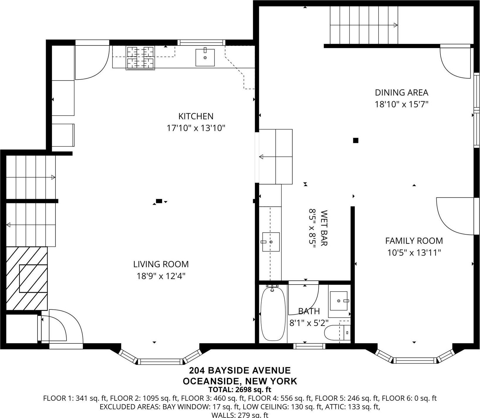 Single Family Bayside Avenue  Nassau County, NY 11572, MLS-1048963-16