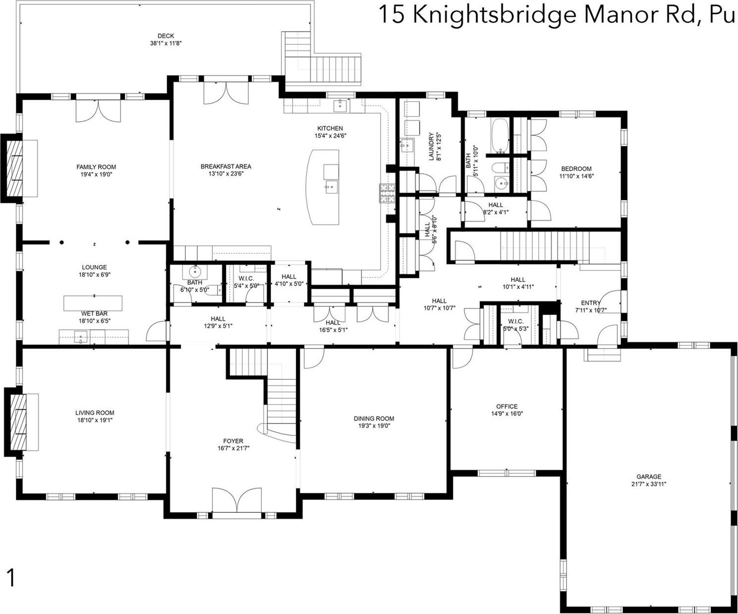 Single Family Knightsbridge Manor Road  Westchester County, NY 10577, MLS-1054360-43