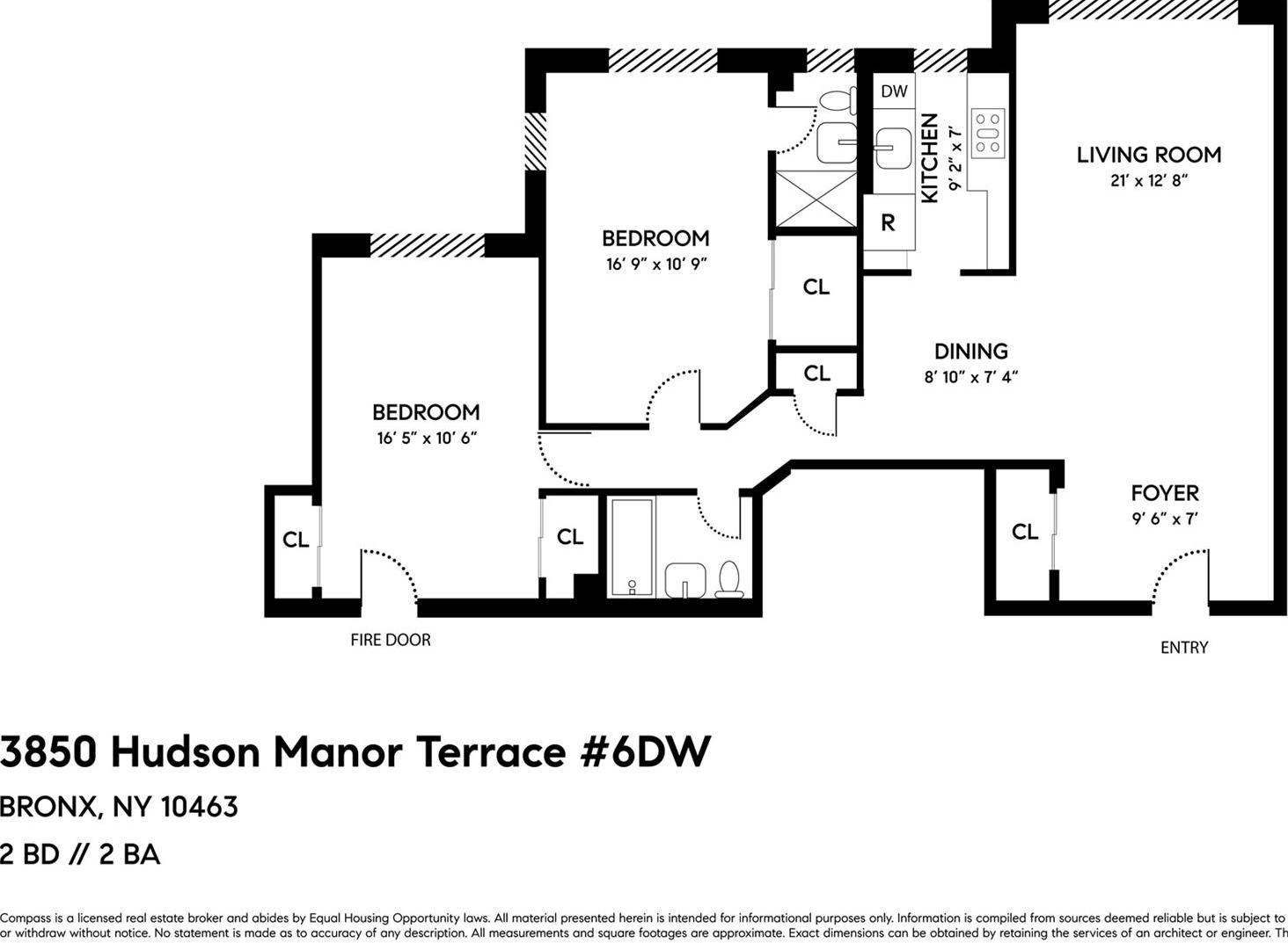 Coop Hudson Manor  Bronx, NY 10463, MLS-808954-9