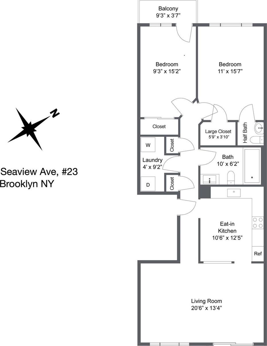 Condo Seaview  Brooklyn, NY 11236, MLS-818134-11
