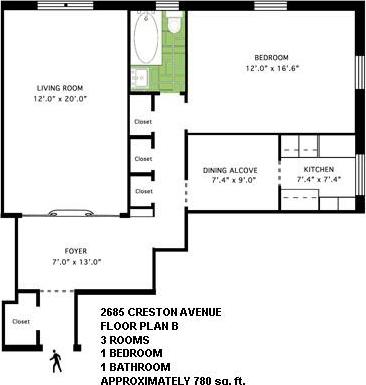 Coop Creston  Bronx, NY 10468, MLS-824312-9