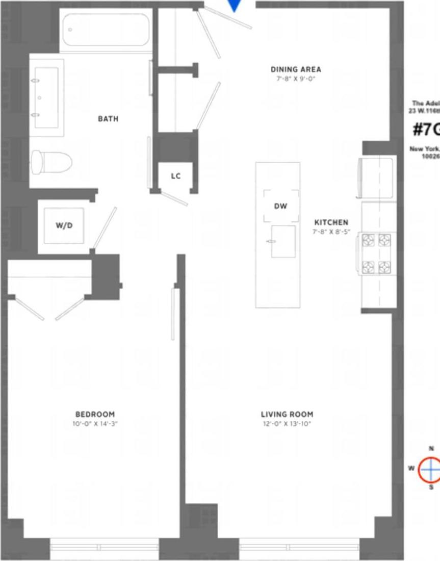 Condo 116th  Manhattan, NY 10026, MLS-843205-8