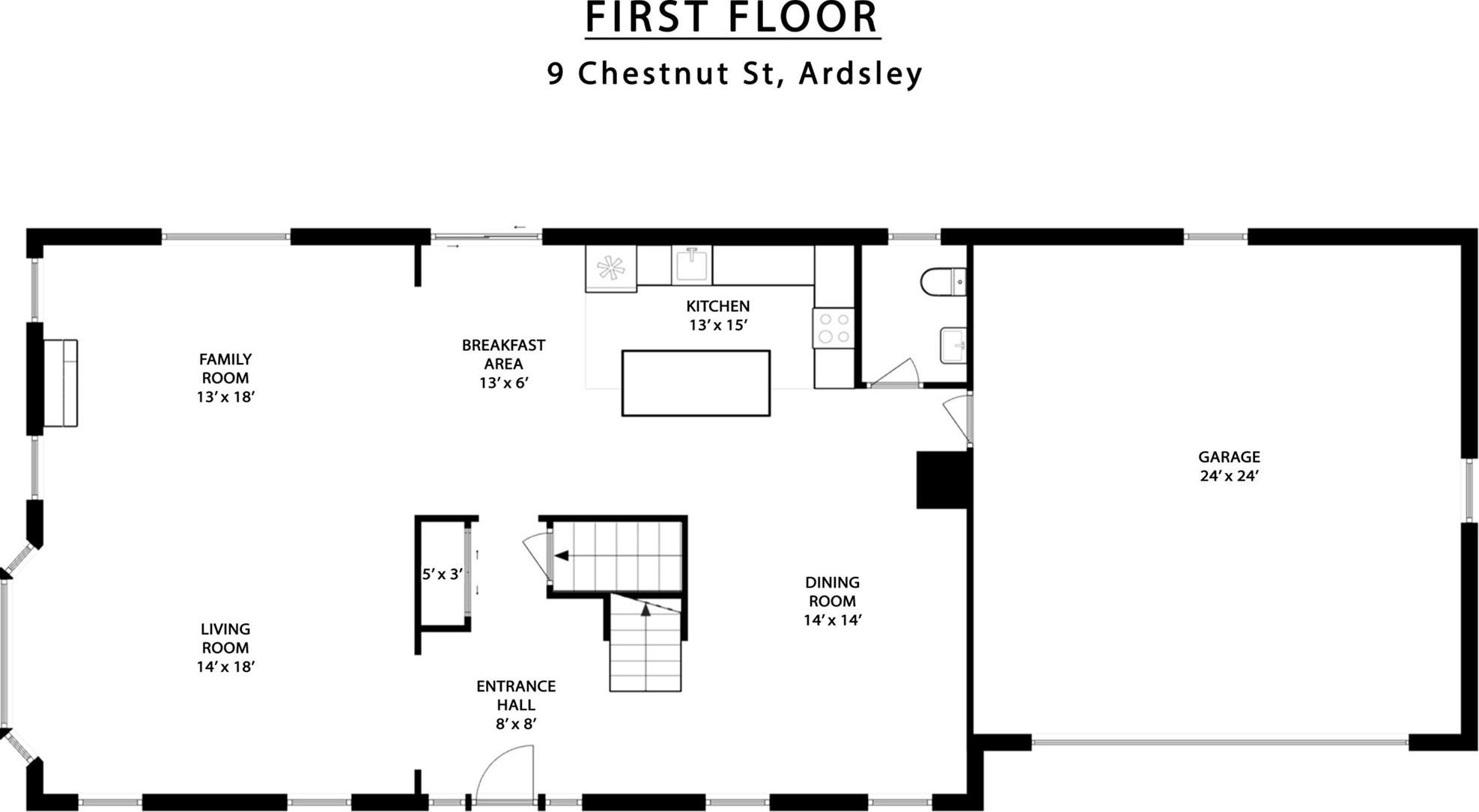 Single Family Chestnut  Westchester County, NY 10502, MLS-846005-5