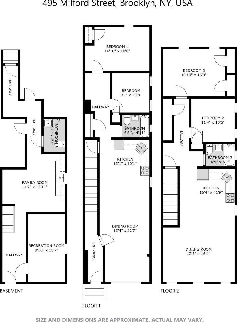 Single Family Milford  Brooklyn, NY 11208, MLS-849774-21