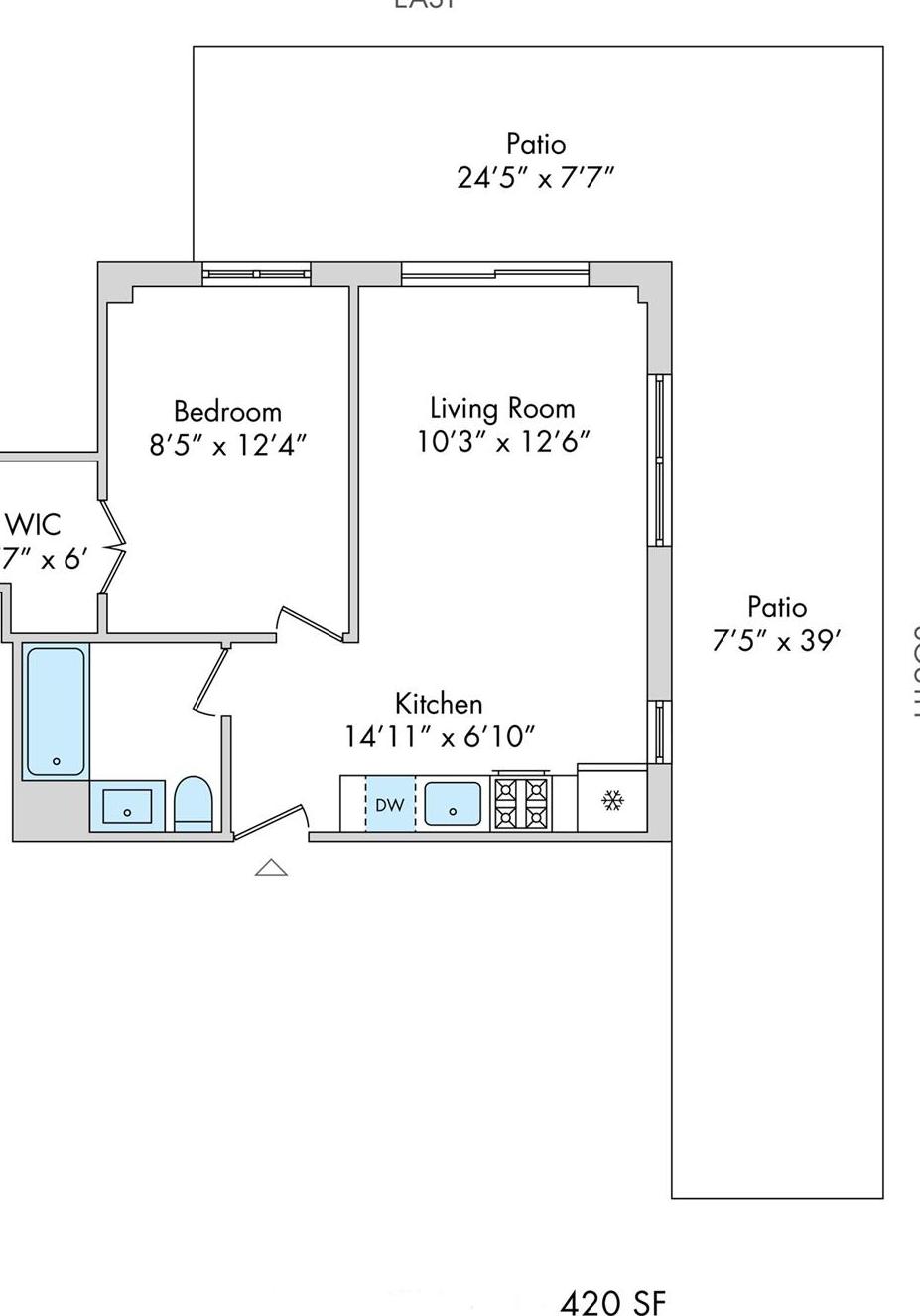 Apartment West 50th  Manhattan, NY 10019, MLS-850097-4