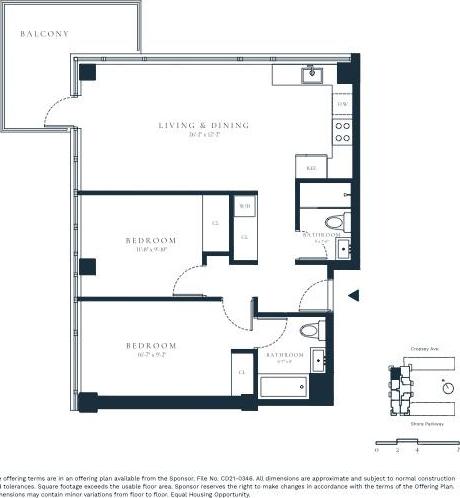 Condo Cropsey  Brooklyn, NY 11214, MLS-851530-10