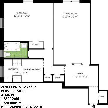 Coop Creston  Bronx, NY 10468, MLS-854998-7