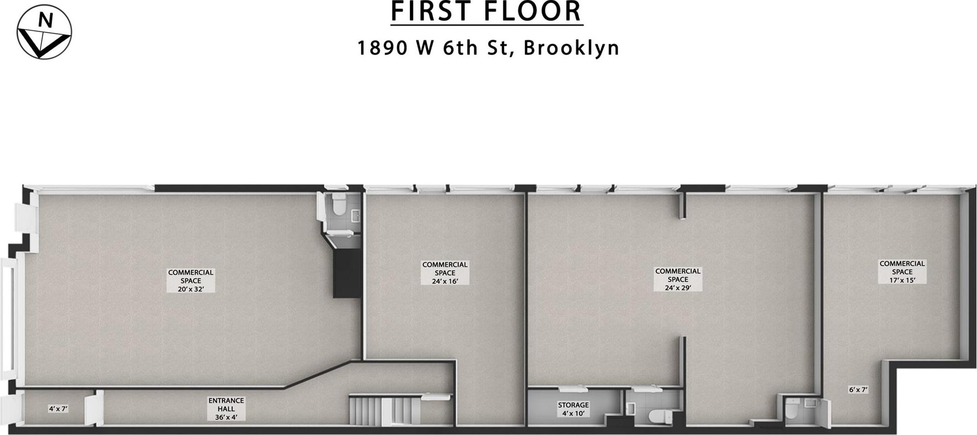 Commercial Sale 6th  Brooklyn, NY 11223, MLS-858279-36