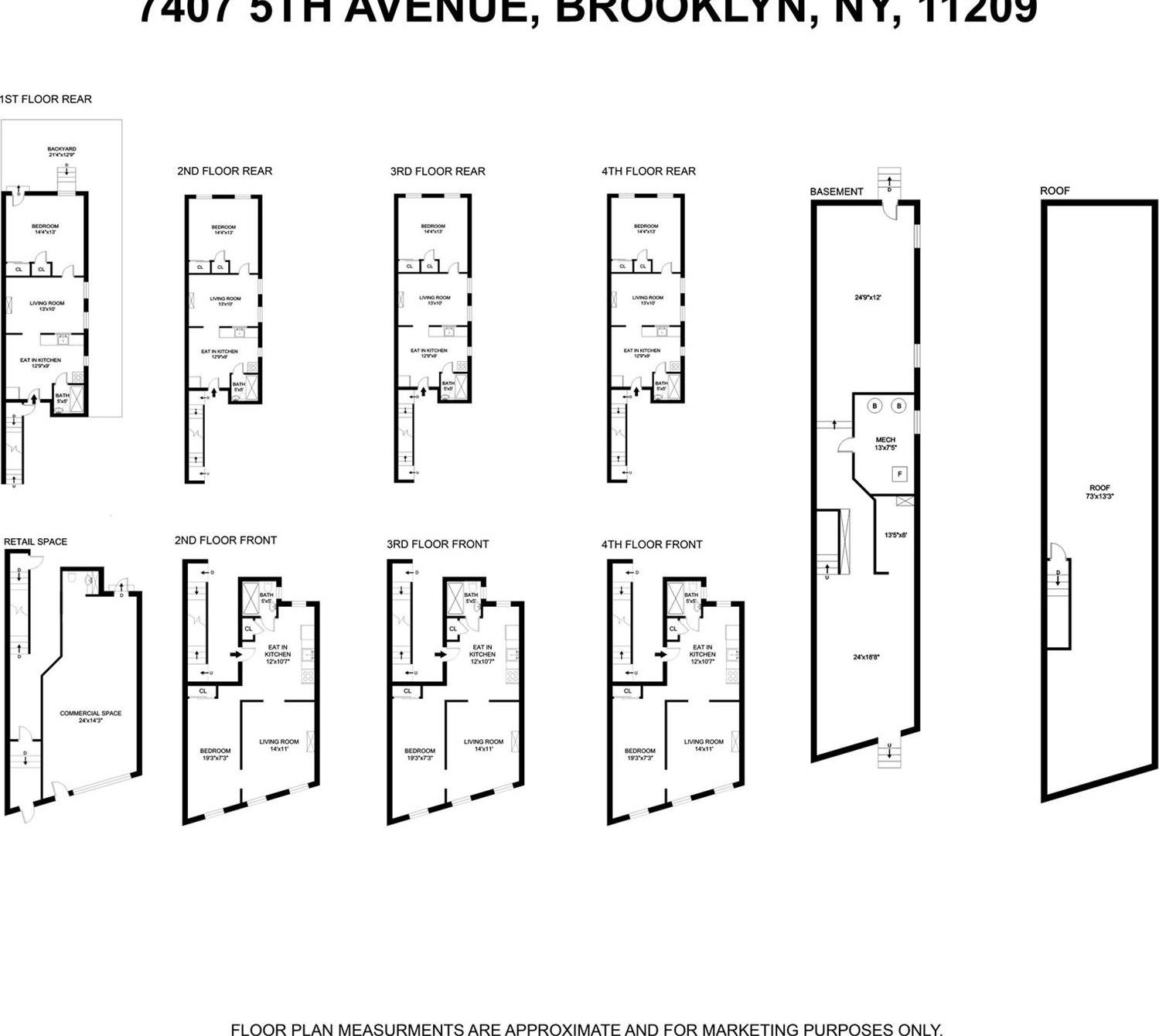 Commercial Sale 5th  Brooklyn, NY 11209, MLS-858608-9