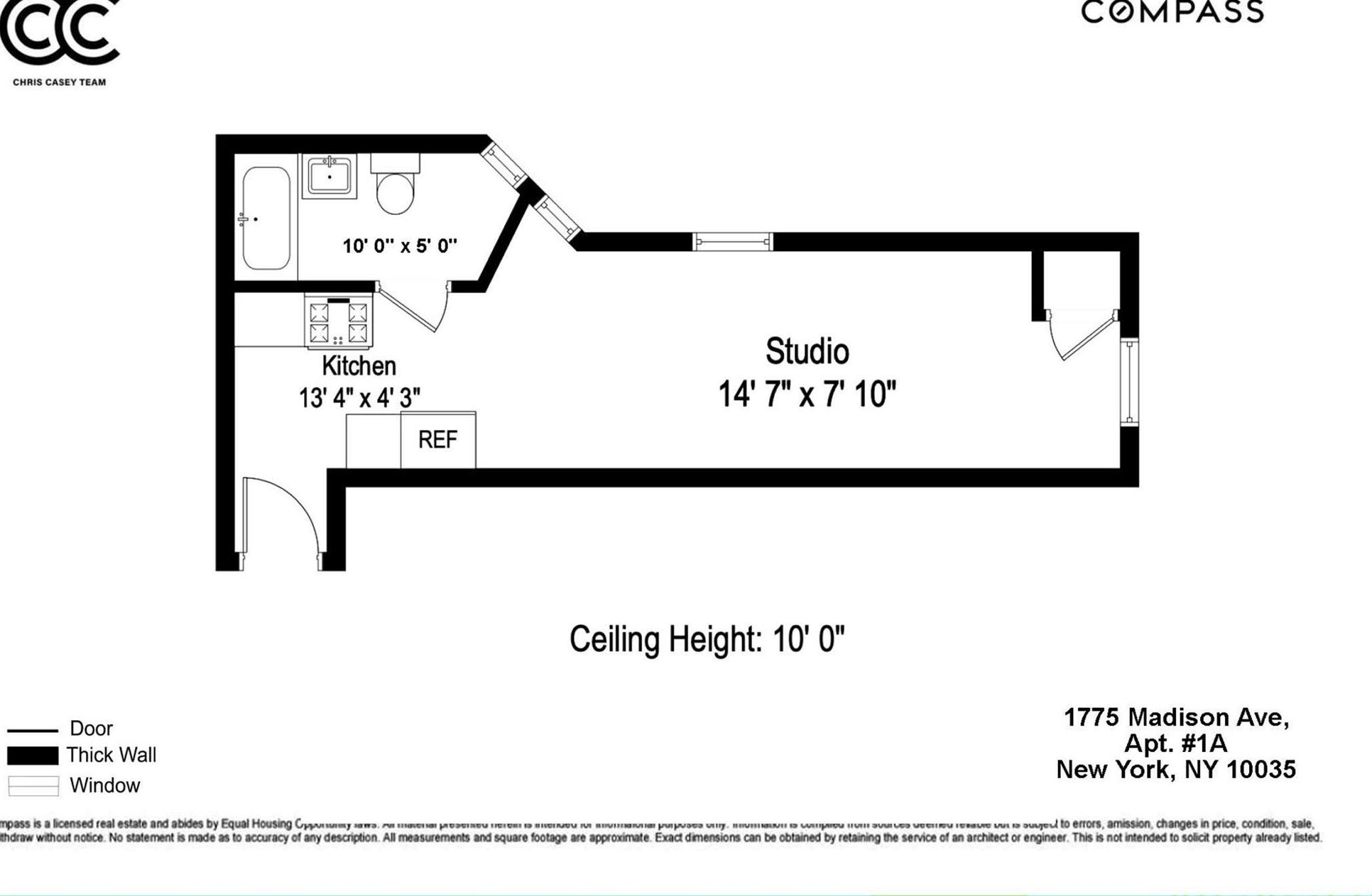 Apartment Madison  Manhattan, NY 10035, MLS-860454-5