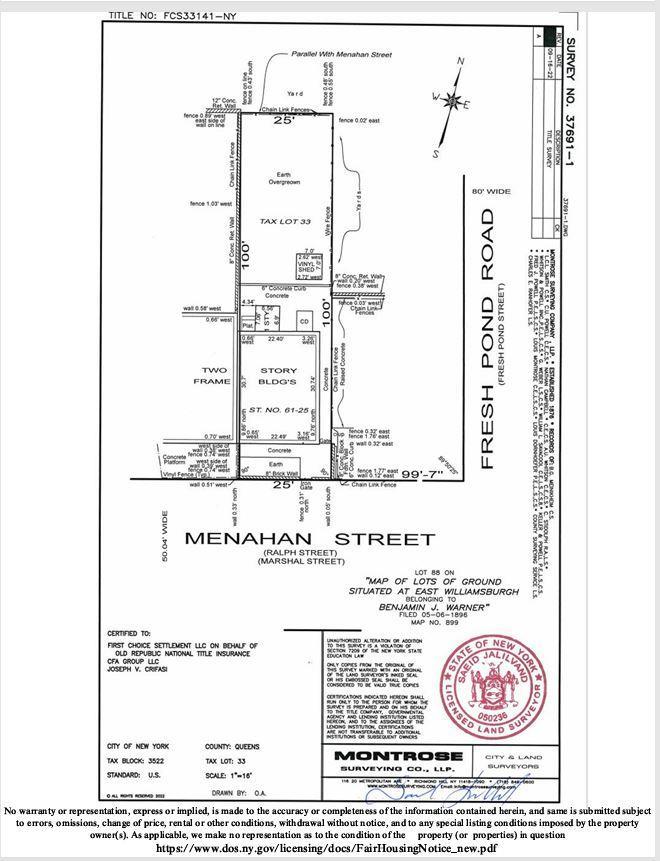 Single Family Menahan  Queens, NY 11385, MLS-862308-3