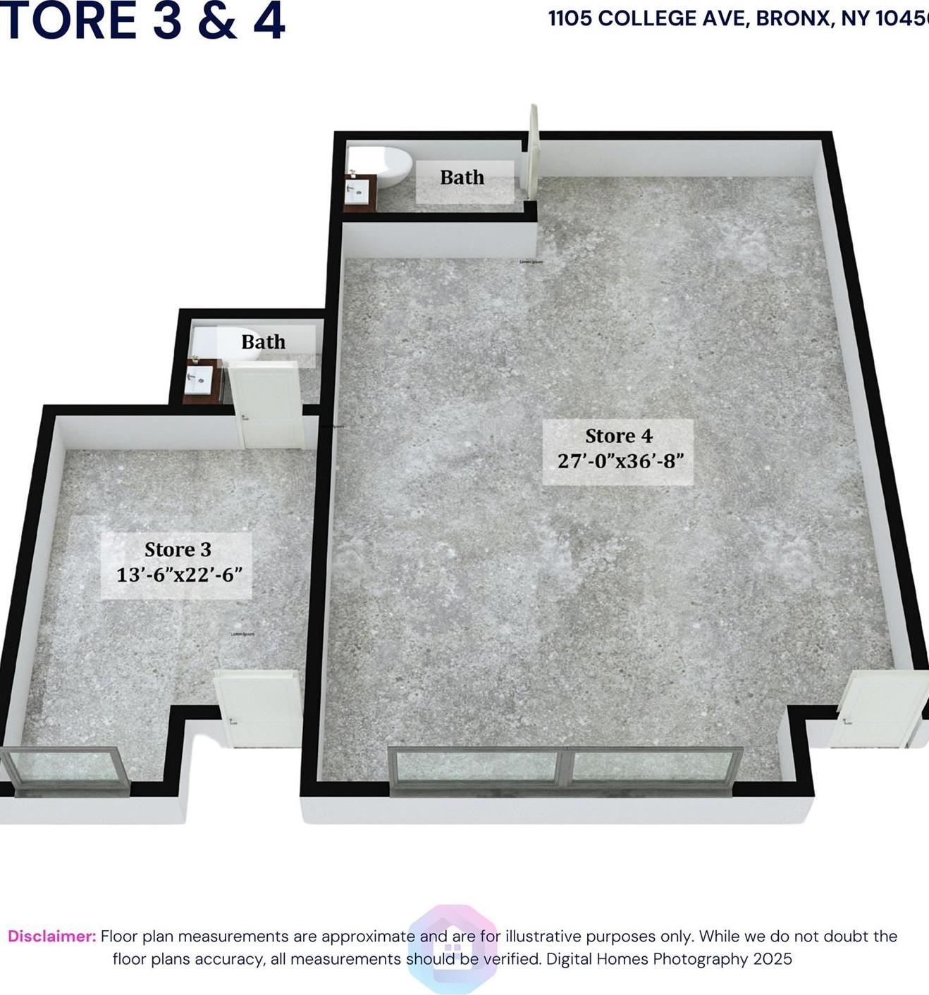Commercial Lease College  Bronx, NY 10456, MLS-866530-4