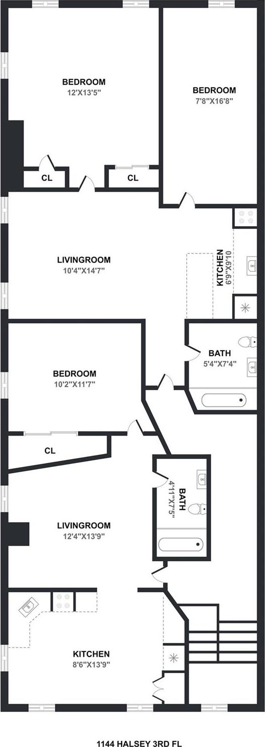 Single Family Halsey  Brooklyn, NY 11207, MLS-872382-26
