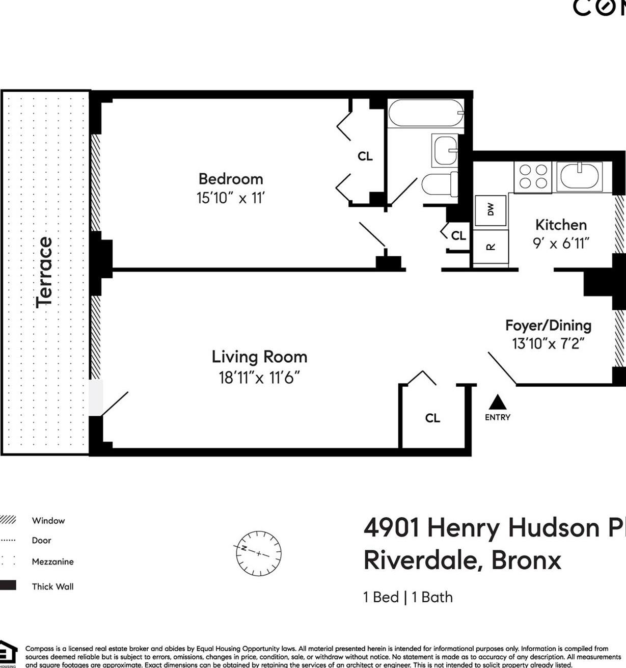 Apartment Henry Hudson  Bronx, NY 10471, MLS-884443-7