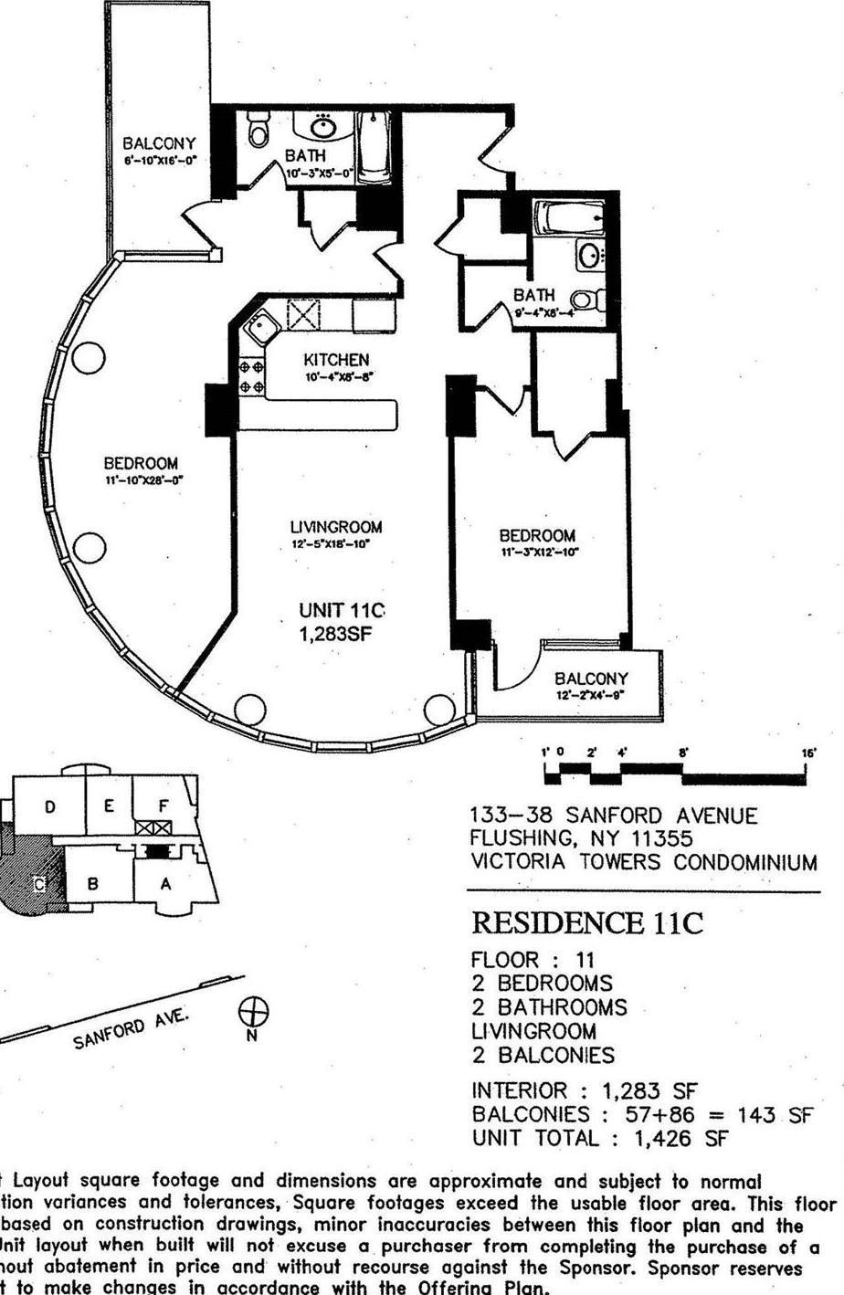 Condo Sanford  Queens, NY 11355, MLS-892005-24