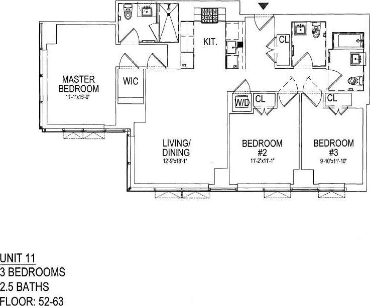 Condo Court Square W  Queens, NY 11101, MLS-899674-13
