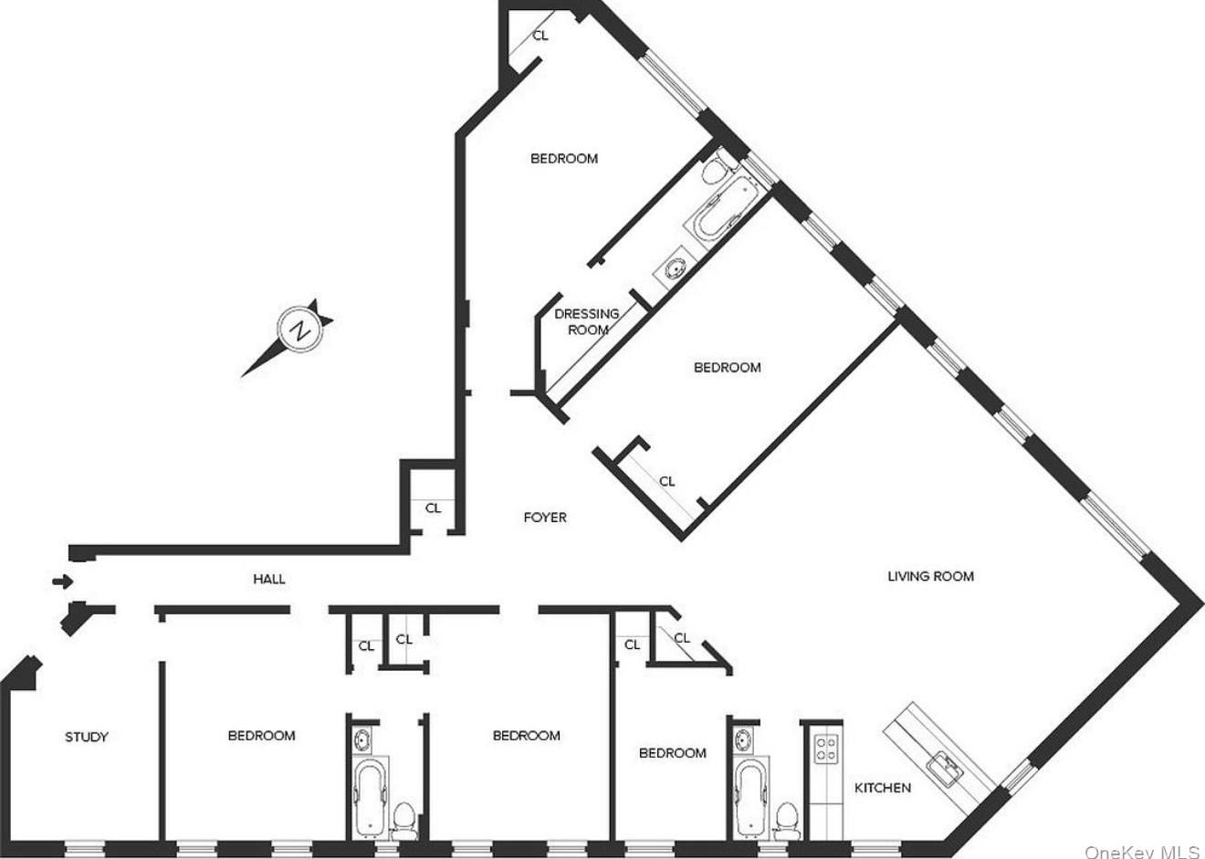 Apartment Riverside  Manhattan, NY 10032, MLS-902086-16