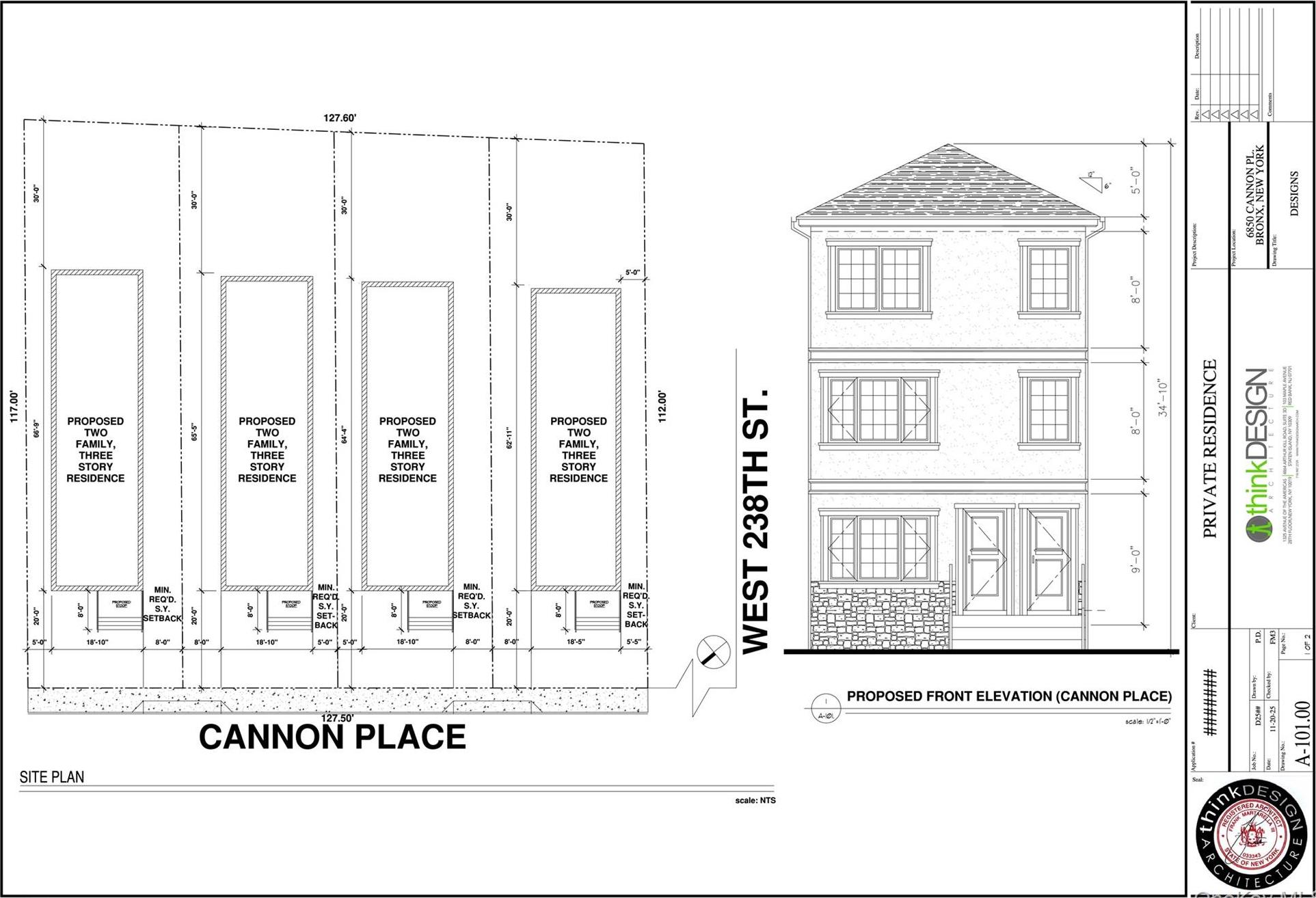Single Family Cannon Bronx, NY 10463, MLS-927119-19