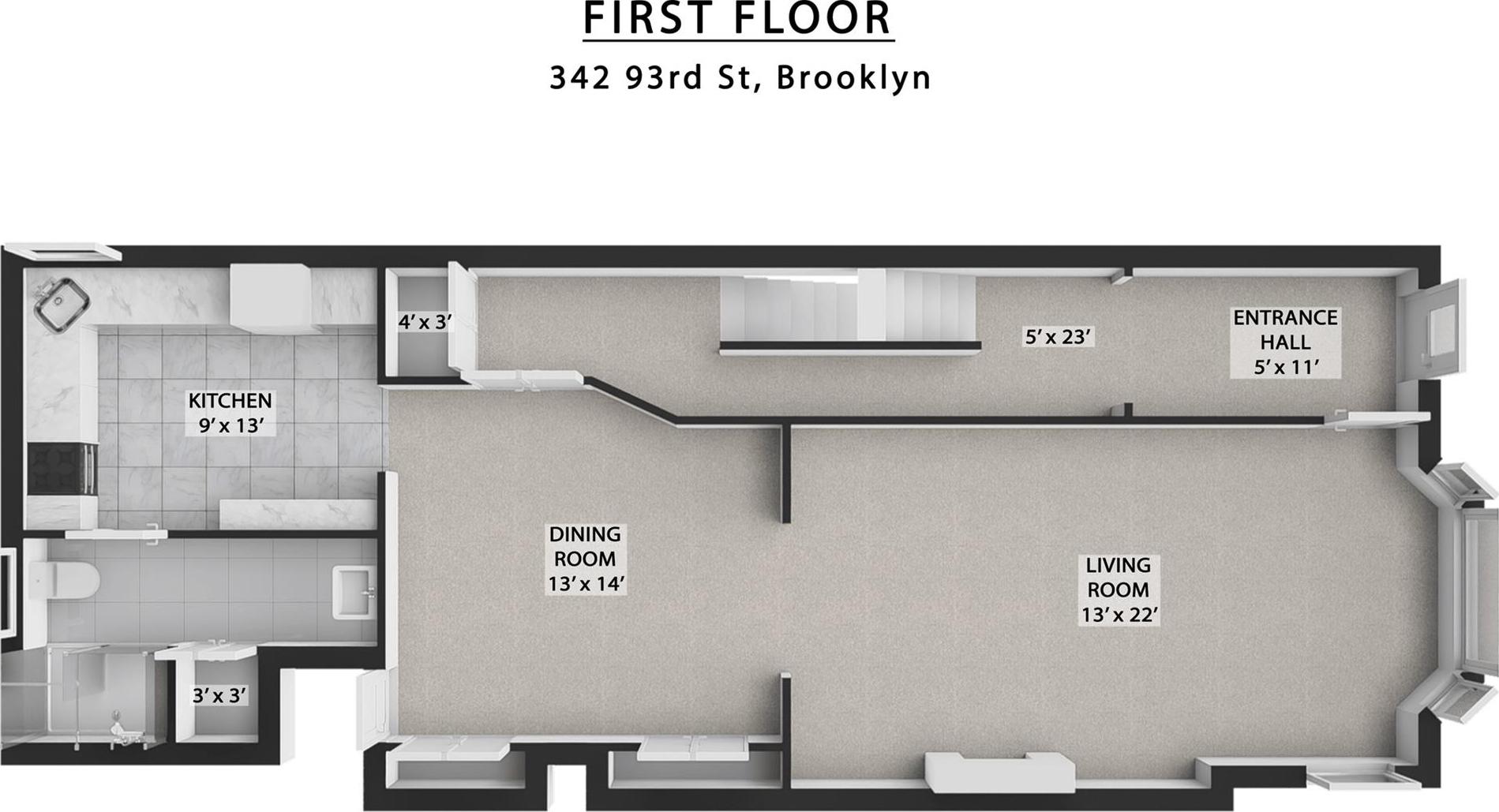 Single Family 93rd  Brooklyn, NY 11209, MLS-930497-33