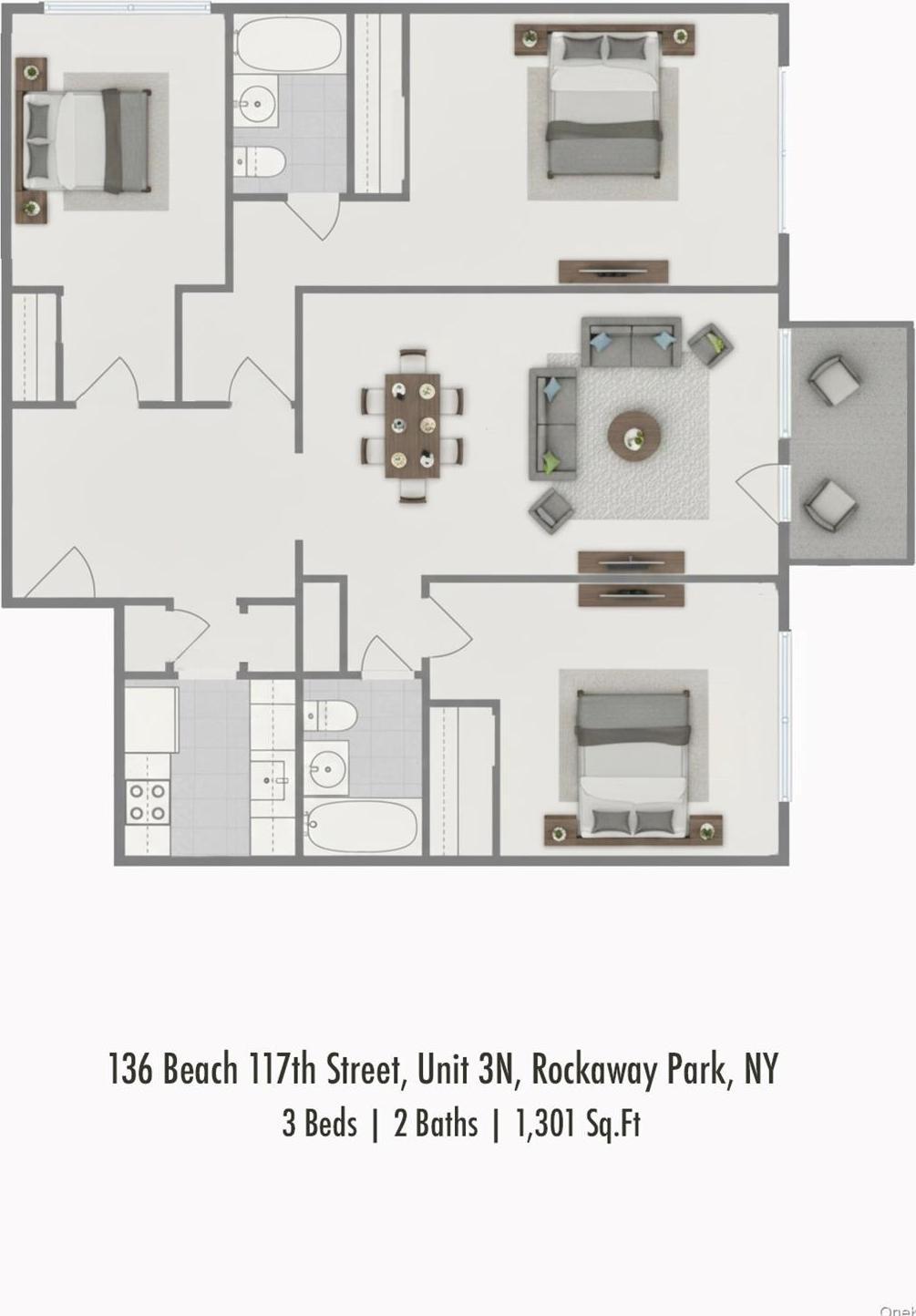 Condo Beach 117th  Queens, NY 11694, MLS-937338-15