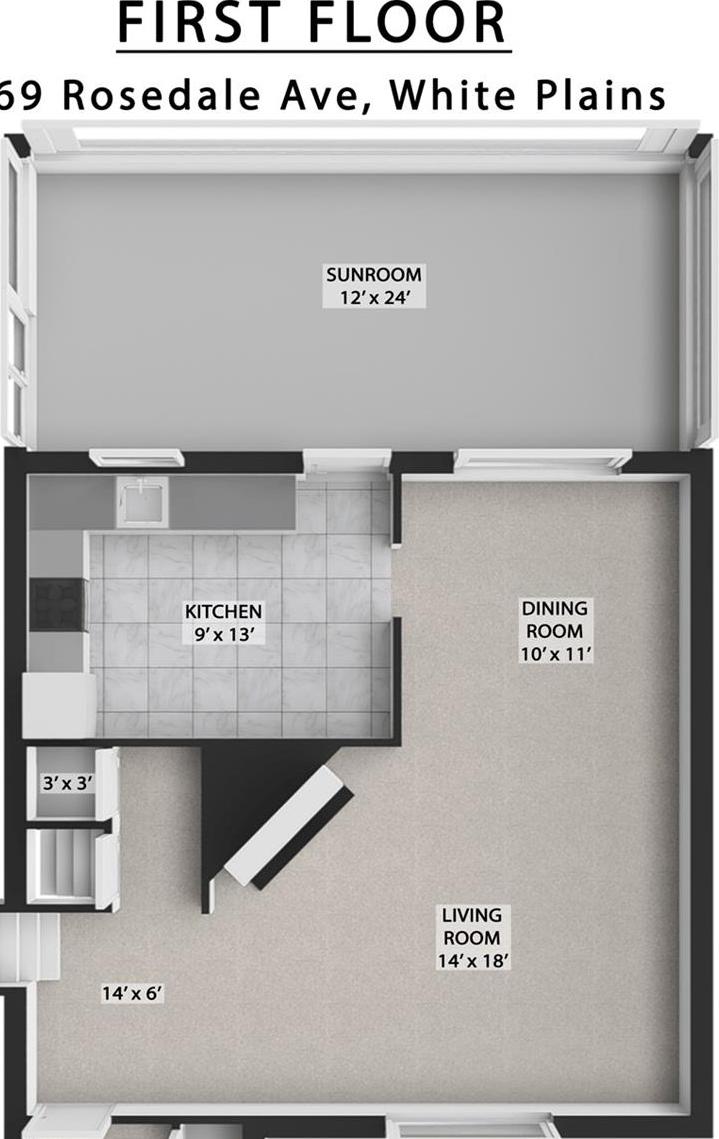 Single Family Rosedale Westchester County, NY 10605, MLS-940801-30