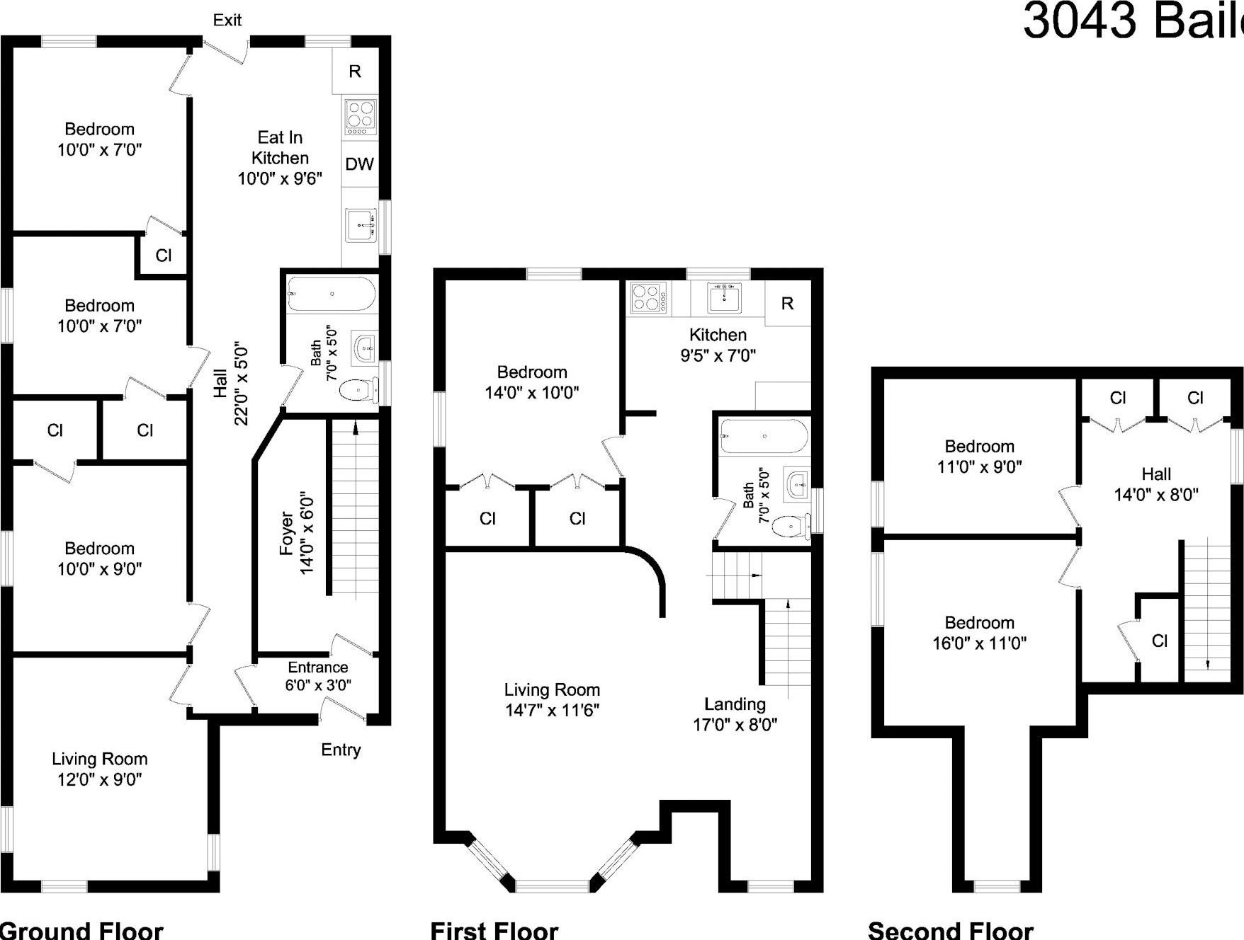 Single Family Bailey  Bronx, NY 10463, MLS-941461-23