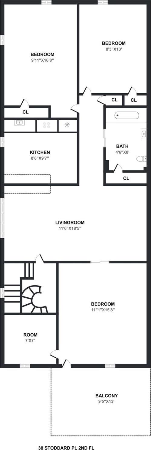 Single Family Stoddard  Brooklyn, NY 11225, MLS-942100-2