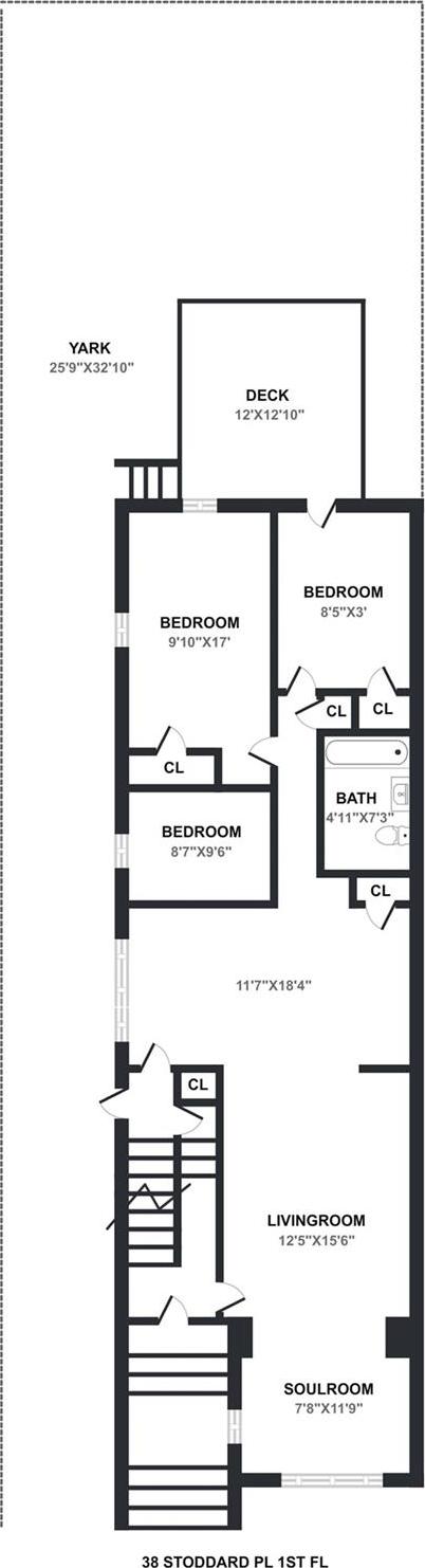 Single Family Stoddard  Brooklyn, NY 11225, MLS-942100-3