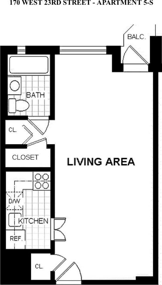 Apartment W 23rd  Manhattan, NY 10011, MLS-944506-2