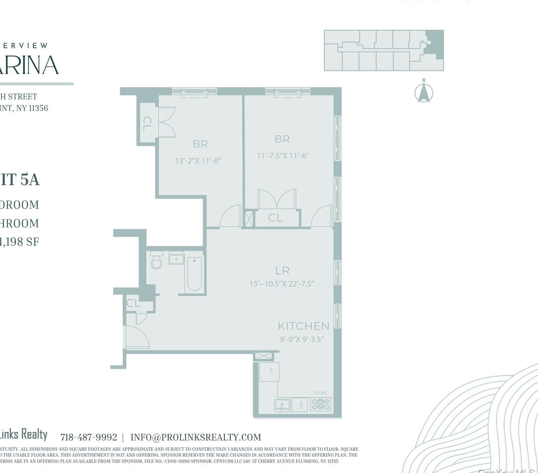 Condo 110th  Queens, NY 11356, MLS-954290-10