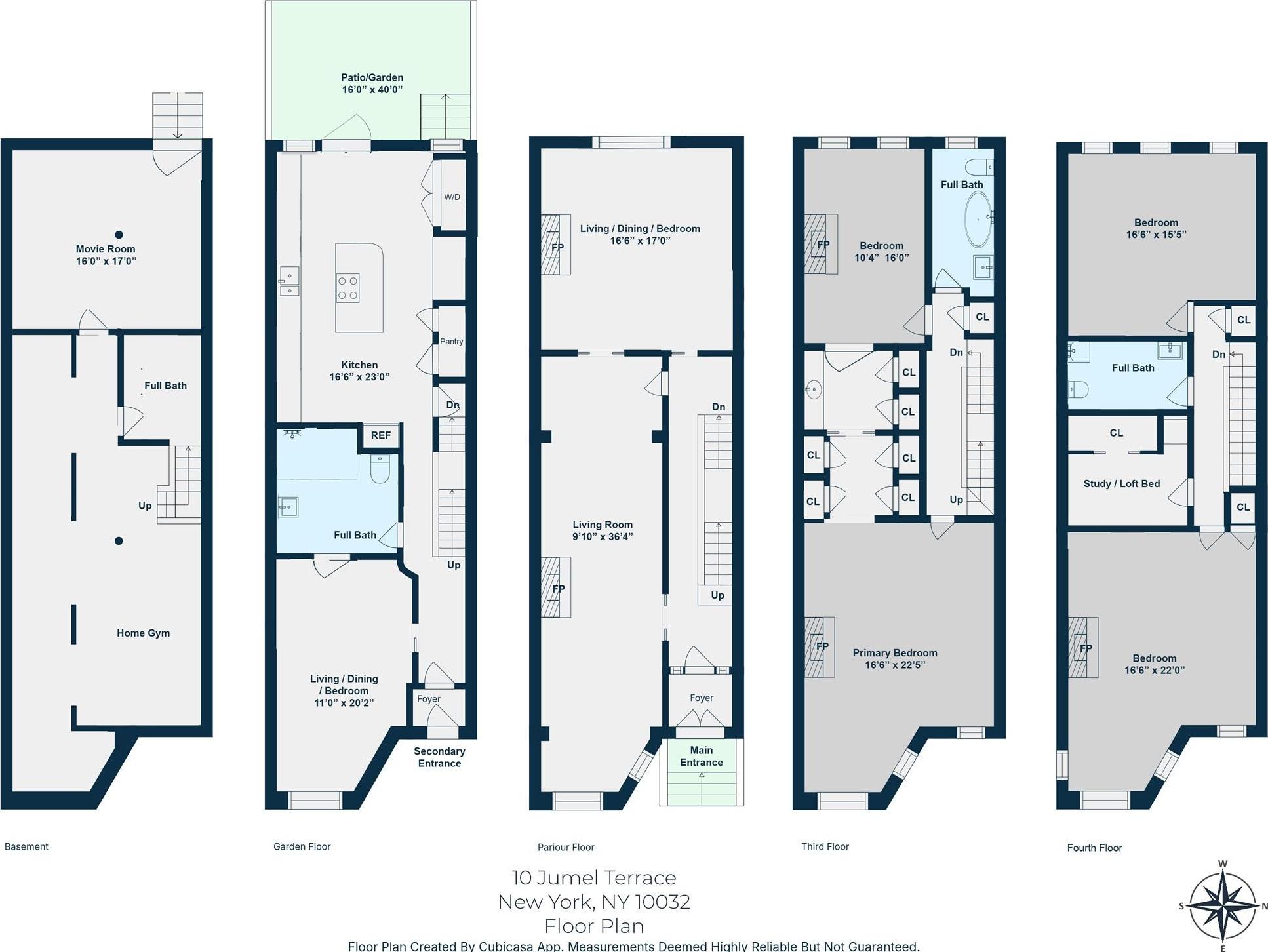 Single Family Jumel  Manhattan, NY 10032, MLS-957380-2