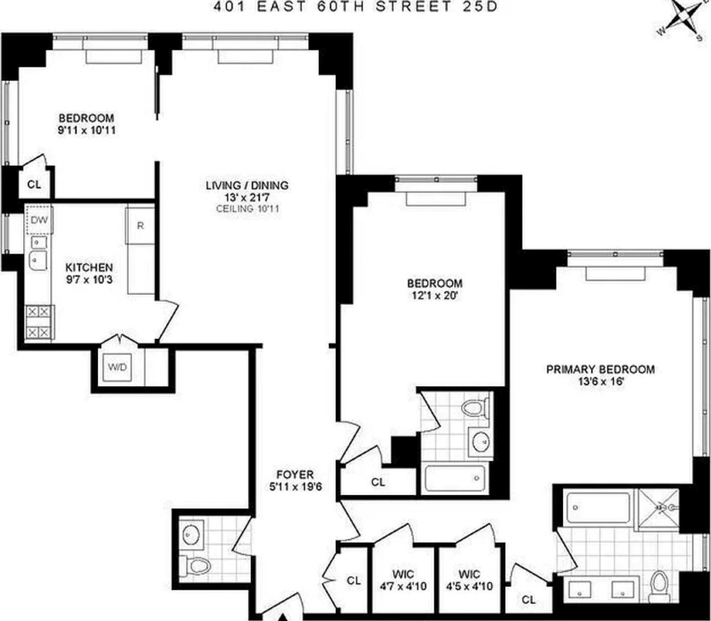 Condo 60th  Manhattan, NY 10022, MLS-959001-24