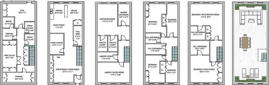 Single Family 7th  Brooklyn, NY 11215, MLS-961014-17