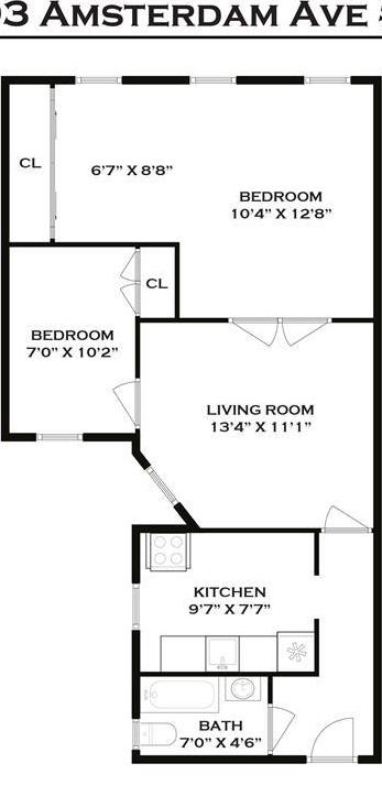 Coop Amsterdam Avenue  Manhattan, NY 10032, MLS-964630-18