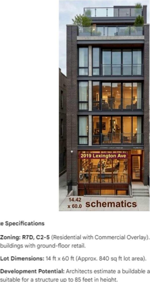 Land Lexington  Manhattan, NY 10035, MLS-968891-6