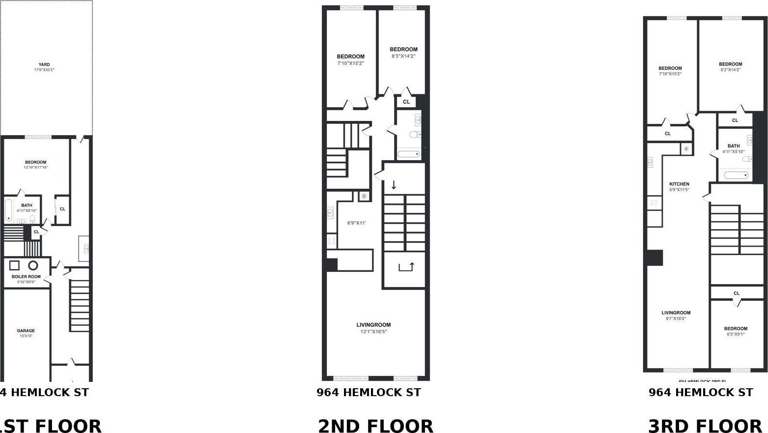 Single Family Hemlock  Brooklyn, NY 11208, MLS-971541-14