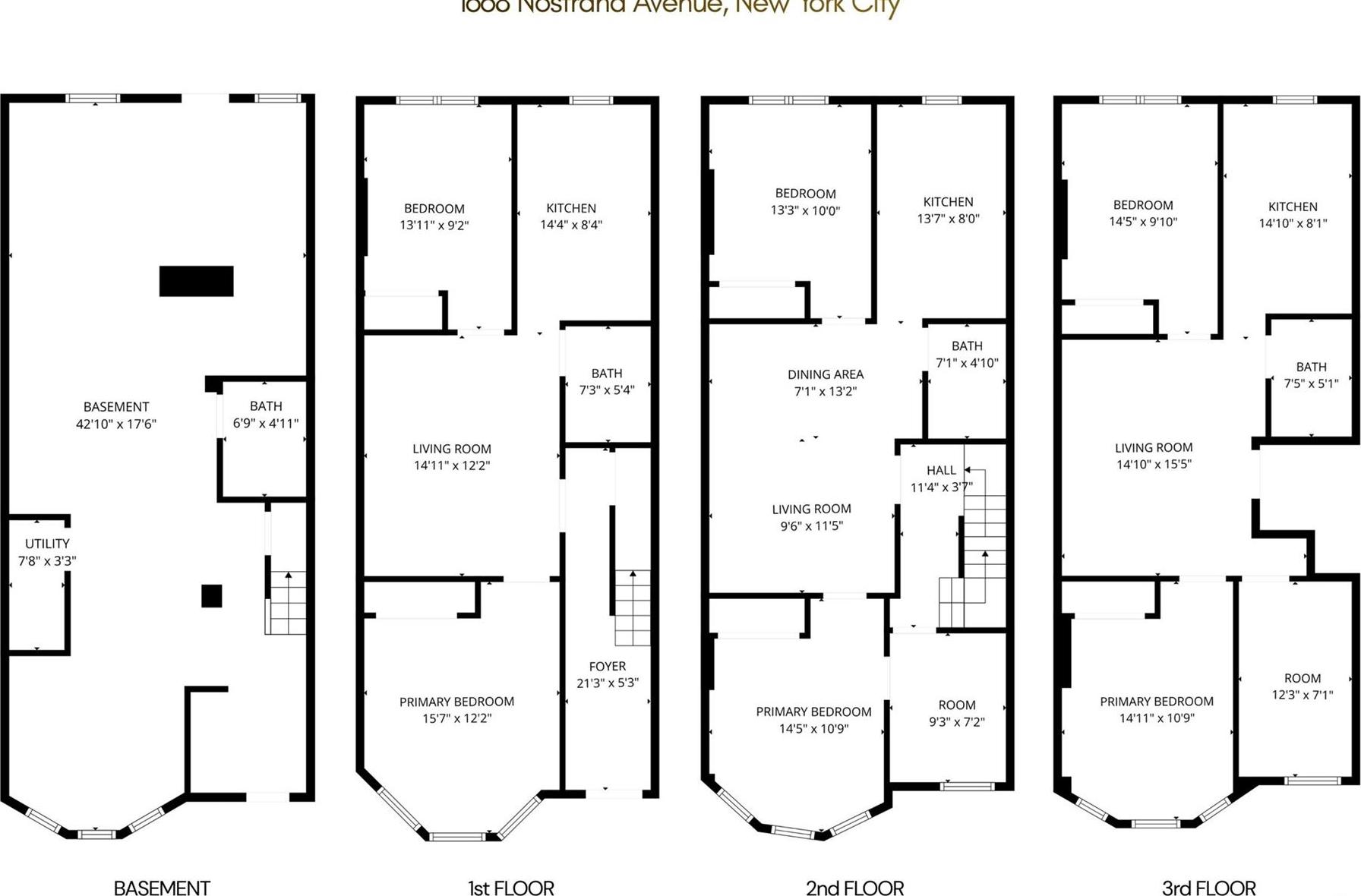 Single Family Nostrand  Brooklyn, NY 11226, MLS-972652-24