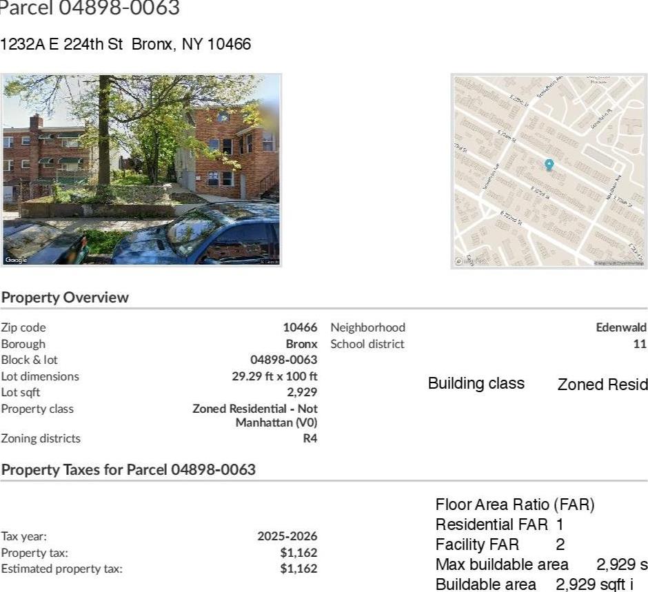 Land 224th  Bronx, NY 10466, MLS-974274-2