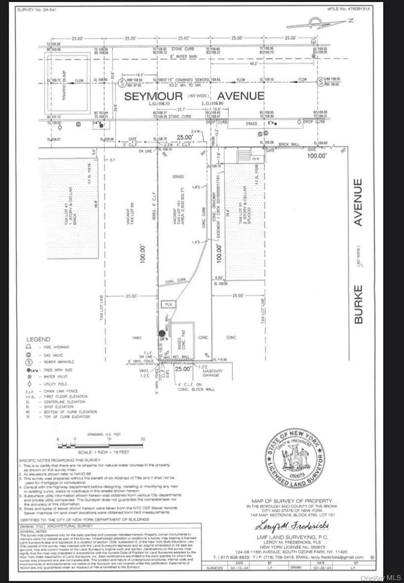 Land Seymour  Bronx, NY 10469, MLS-983025-4